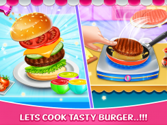 Cooking Burger Delivery Game screenshot 1