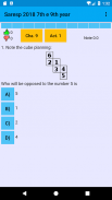 Saresp 2018 7th and 9th Mathematical Year screenshot 0