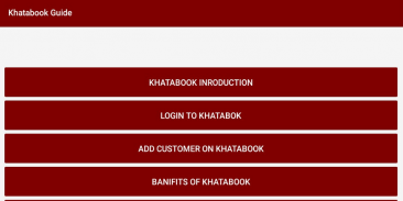 Khatabook Guide screenshot 1