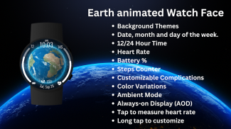 3D EARTH Watch Face screenshot 3