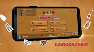 Schnapsen, 66, Sixty Six - Free Card Game Online screenshot 0