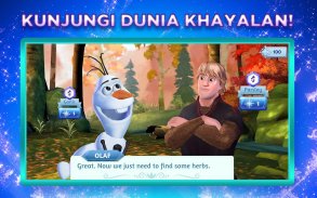 Petualangan Disney Frozen: Game Match 3 Baru screenshot 1