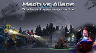 Mech vs Aliens: Top down shooter | RPG screenshot 3