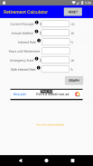 Retirement Calculator screenshot 0