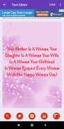 Happy Women Day: Greeting, Photo Frames, GIF Quote screenshot 1