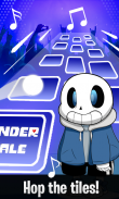 Undertale Tiles Hop - Megalovania screenshot 0