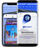 Wecript - गुप्त ब्राउज़र और फास्ट वीडियो डाउनलोडर screenshot 7