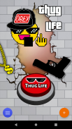 Thug Life | Deal with it meme prank button screenshot 11