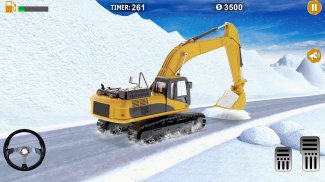 Snow Blower Excavator Simulator Driver screenshot 4