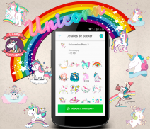 🦄 WAStickerApps Unicorns Stickers for WhatsApp 🌈 screenshot 1