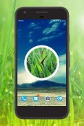 Grass Clock Live Wallpaper screenshot 1