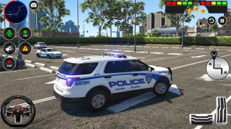 Modern Car Parking Police Game screenshot 2
