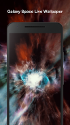 Galaxy Space Live Wallpaper screenshot 3