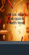 Quick Math Test screenshot 5