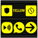 Yellow and Black Icon Pack v4.7 ✨Free✨