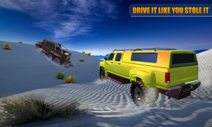 White Desert Truck Racing Drive screenshot 0