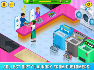 Laundry Service Dirty Clothes Washing Game 118 Descargar - cafe worker outfit id code roblox