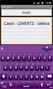 SlideIT Czech QWERTZ Pack screenshot 1