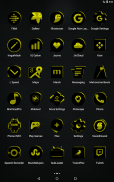 Black and Yellow Icon Pack ✨Free✨ screenshot 17