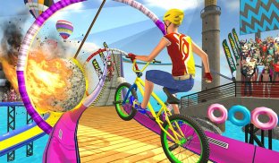 BMX Cycle Stunt Mountain Bicycle Race: Stunt Rider screenshot 8