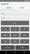 Spectroscopic Unit Converter screenshot 1