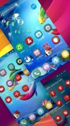 Cartoon  Lovely Fishes-APUS Launcher theme screenshot 1