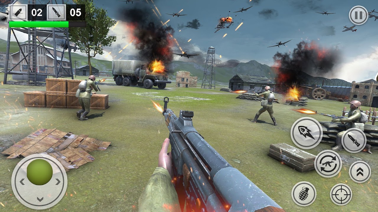 Download Call of The War WW2 : Last Battleground android on PC