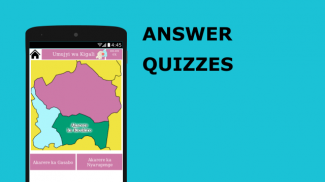 Puzzle Quiz Map 2020 - Rwanda screenshot 1