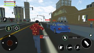 Kent Savaş Macera: Gangster VS Polis Hayatta Kalma screenshot 0