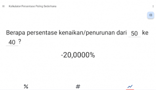 Kalkulator Persentase Termudah screenshot 2