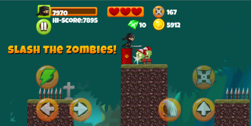 Ninja Kid vs Zombies - Special screenshot 0