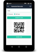 QR & Barcode Scanner ، مولد screenshot 13