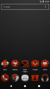Red Orange Icon Pack Free screenshot 1
