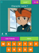 Inazuma Eleven Quiz game screenshot 0