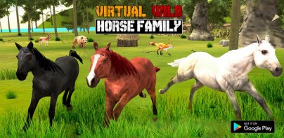 Wild Horse Family Riding Game