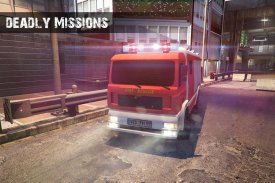 Fire Truck Rescue Simulator screenshot 0