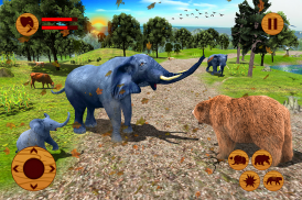 Wild Elephant Family Simulator screenshot 11