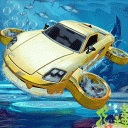 Underwater Flying Car Game Icon