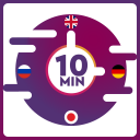 10 Minute Language Icon