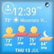 ByssWeather for Android Wear screenshot 1