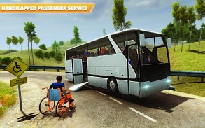 Offroad xe buýt đồi lái xe sim: xe buýt núi đua screenshot 1