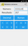Números romanos screenshot 1