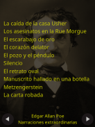 Audiorelatos Edgar Allan Poe screenshot 5