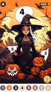 Halloween Color by Number Art screenshot 2