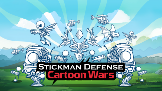 Stickman Defense: Cartoon Wars screenshot 0