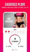 Abs exercises 21 days fitness: Lose belly fat screenshot 1