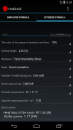 Electric heating calculator screenshot 2