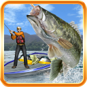 Бесплатная 3D Bass Fishing Icon