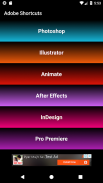 Shortcuts For Adobe screenshot 0
