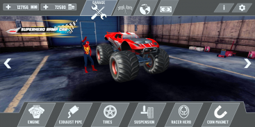 Superhero Mega Ramp Car Stunt screenshot 4